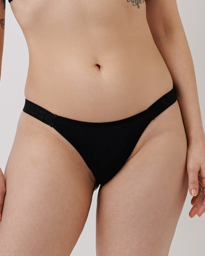 Calcinha Fio de Algodão com Elastano Sil