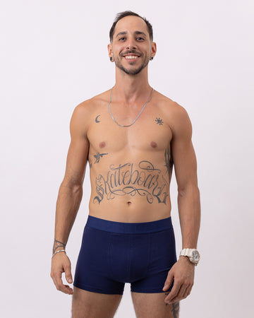 Cueca Boxer Tradicional Pedro em Microfibra