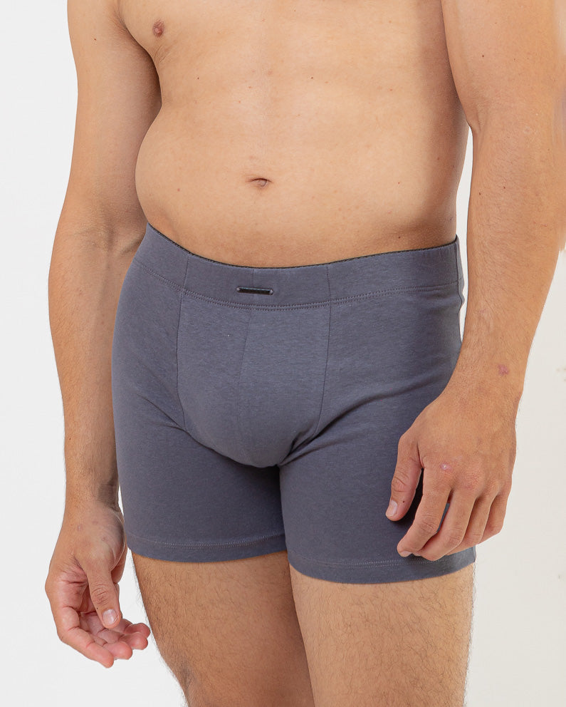 Cueca Boxer de Algodão com Elastano Alongada Gabriel
