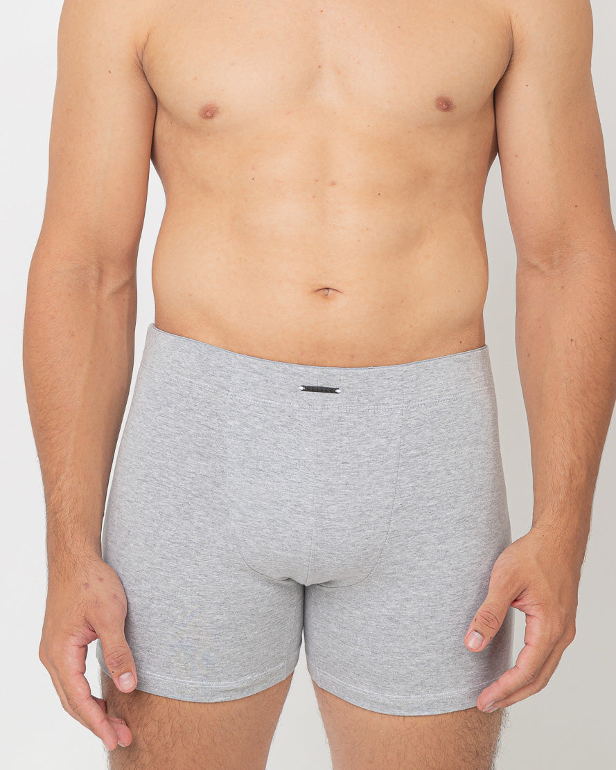 Cueca Boxer de Algodão com Elastano Alongada Gabriel