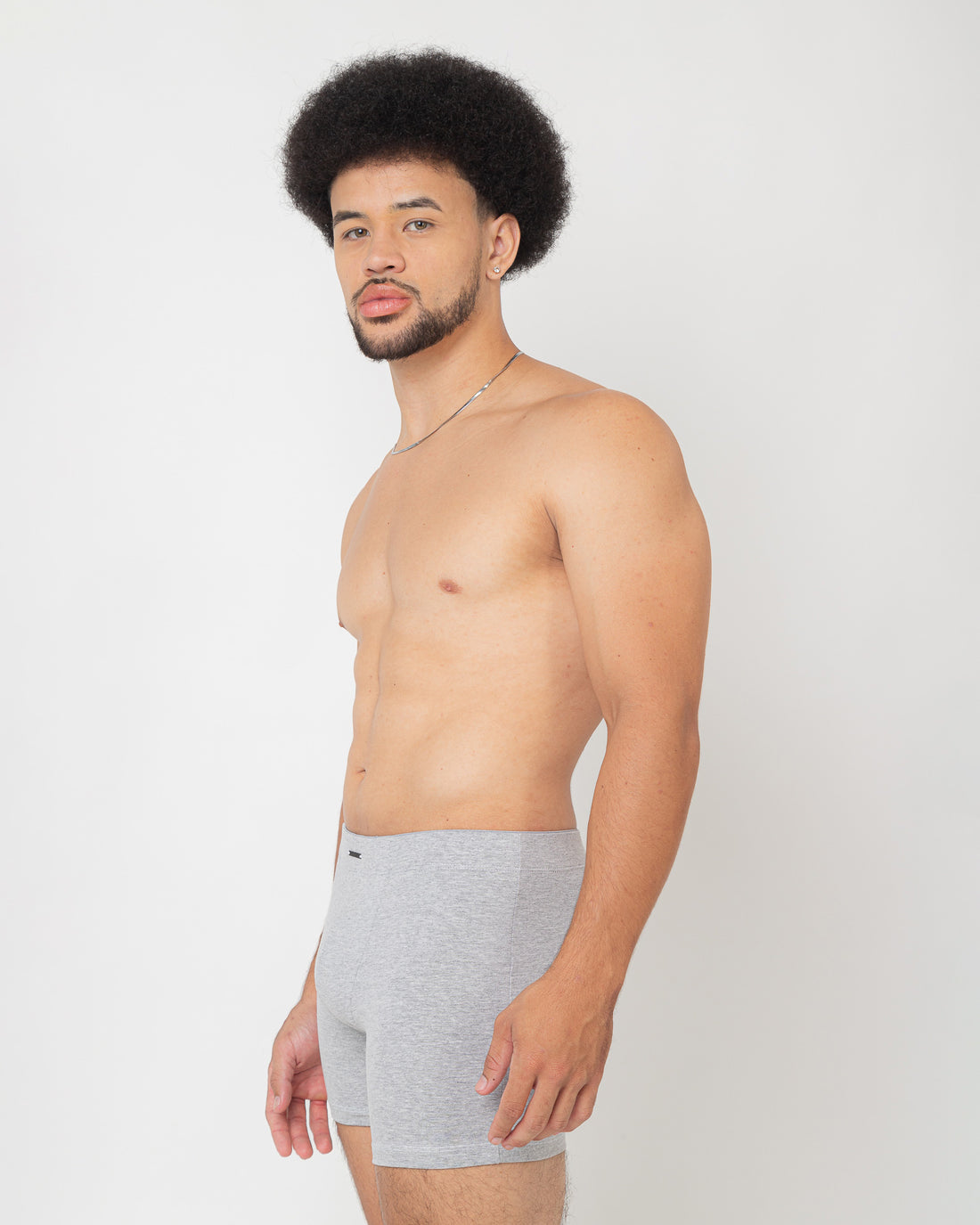 Cueca Boxer de Algodão com Elastano Alongada Gabriel