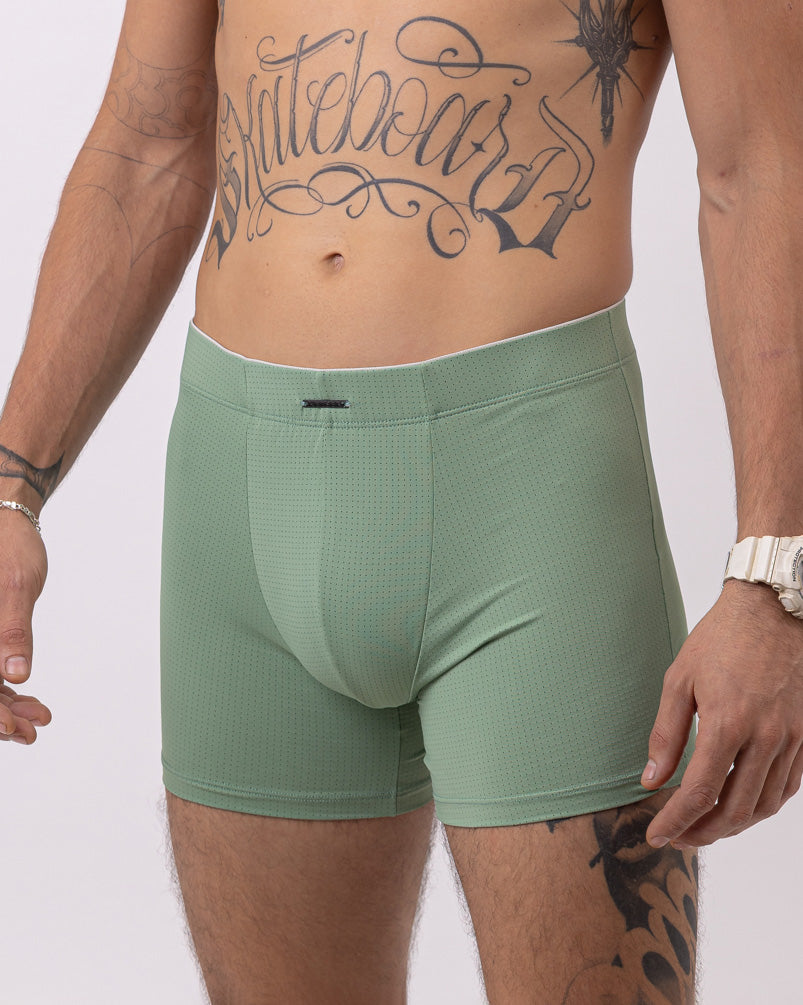 Cueca Boxer de Microfibra Dry Fit Alongada Matheus