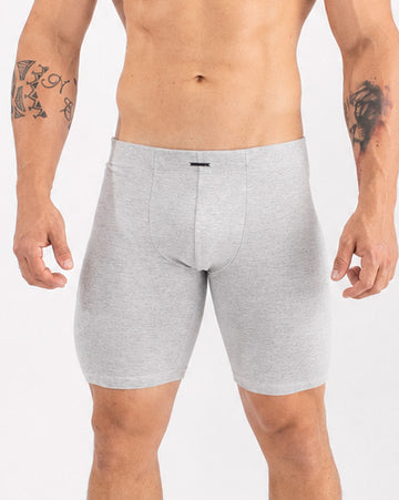 Cueca Boxer Longa Algodão Estilo Bermuda Gui