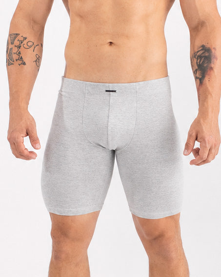 Cueca Boxer Longa Algodão Estilo Bermuda Gui