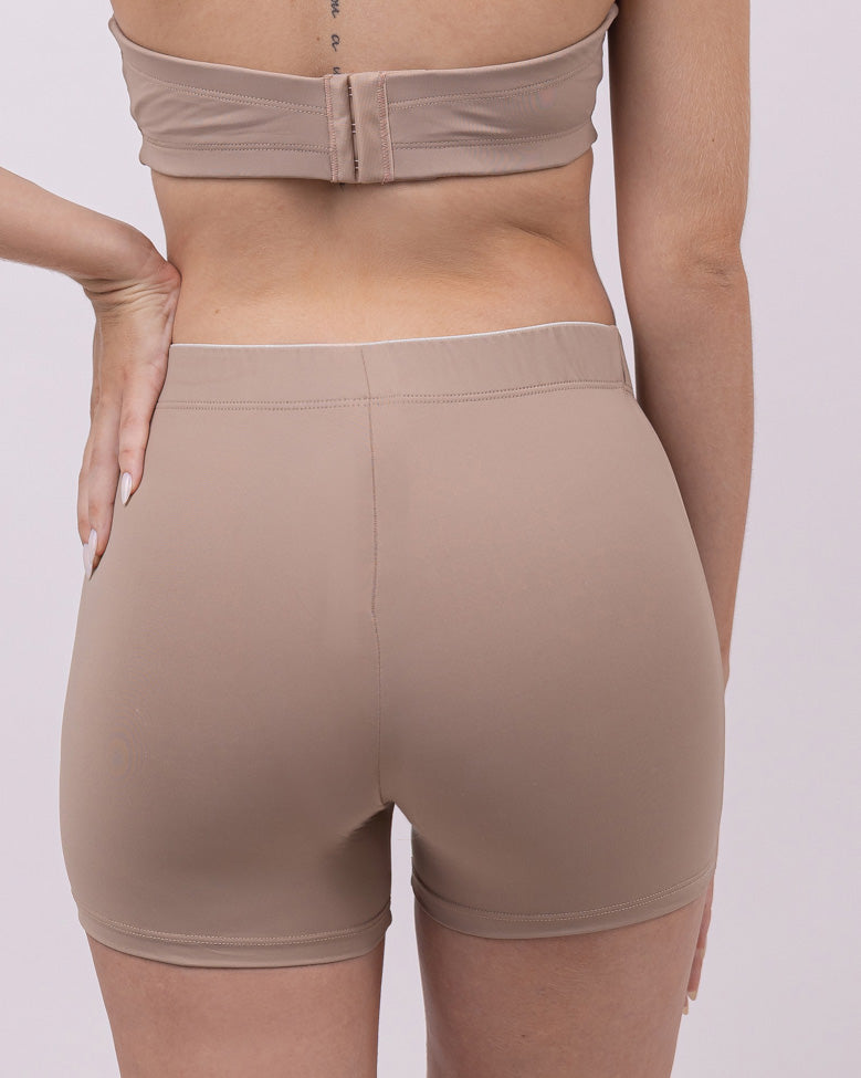 Calcinha Boxer Feminina de Microfibra Cós Alto Lia