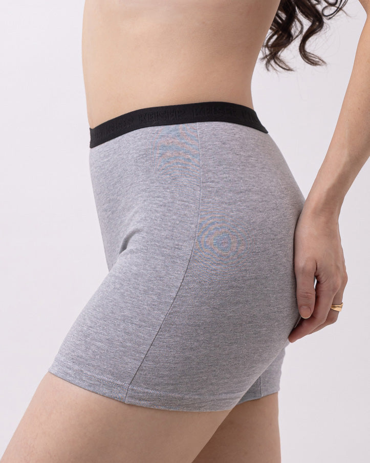 Calcinha Boxer Feminina de Algodão com Elastano Lua