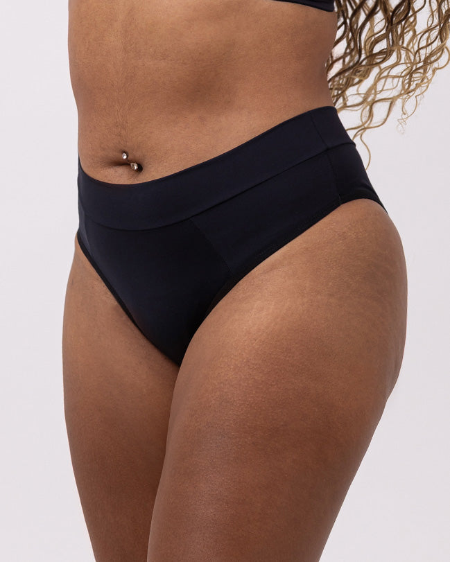 Calcinha Tanga de Microfibra Cós Alto Jade