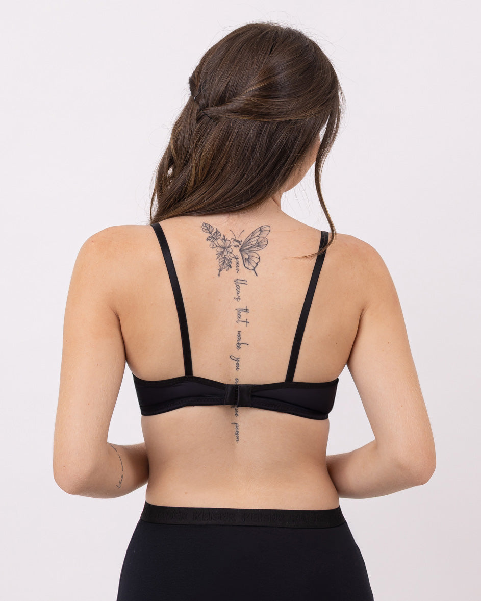 Sutiã Push Up de Microfibra com Franzido Barbara