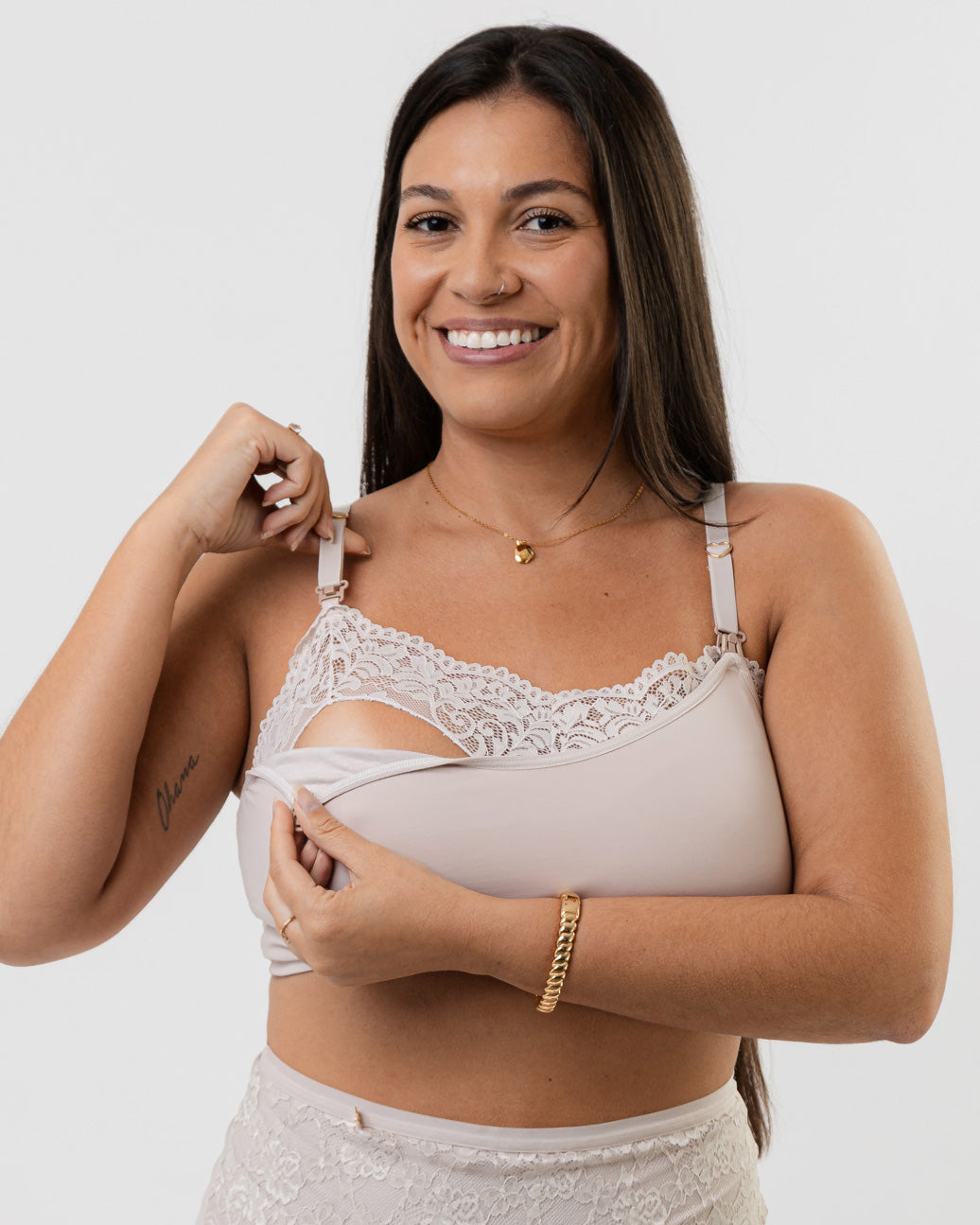 Sutiã Amamentação de Renda Sem Bojo Click Helena