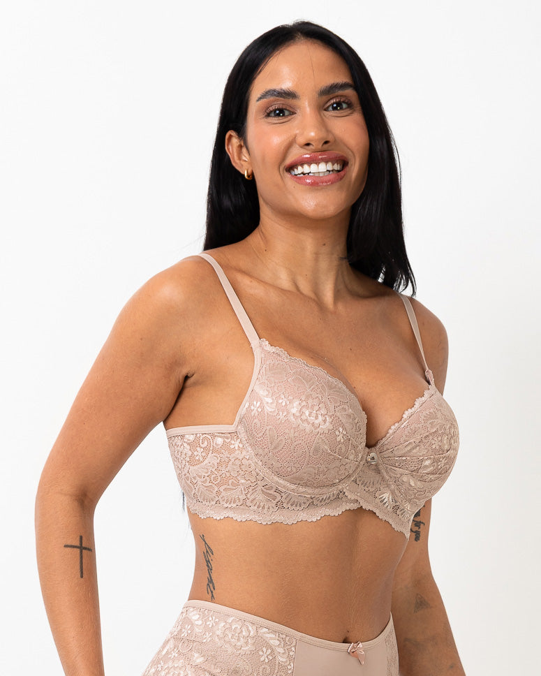 Sutiã de Renda com Bojo Soft Michele