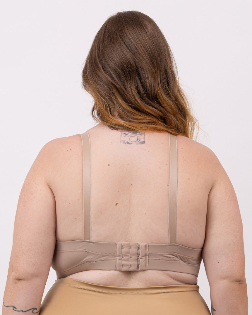Sutiã Plus Size de Microfibra Triângulo Sem Aro com Bojo