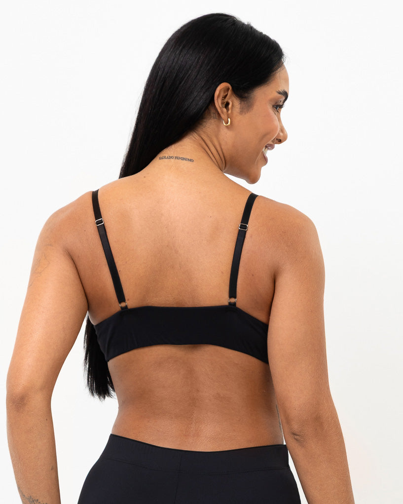 Sutiã Push Up de Microfibra com Bojo 3D e Fecho Frontal Vanessa